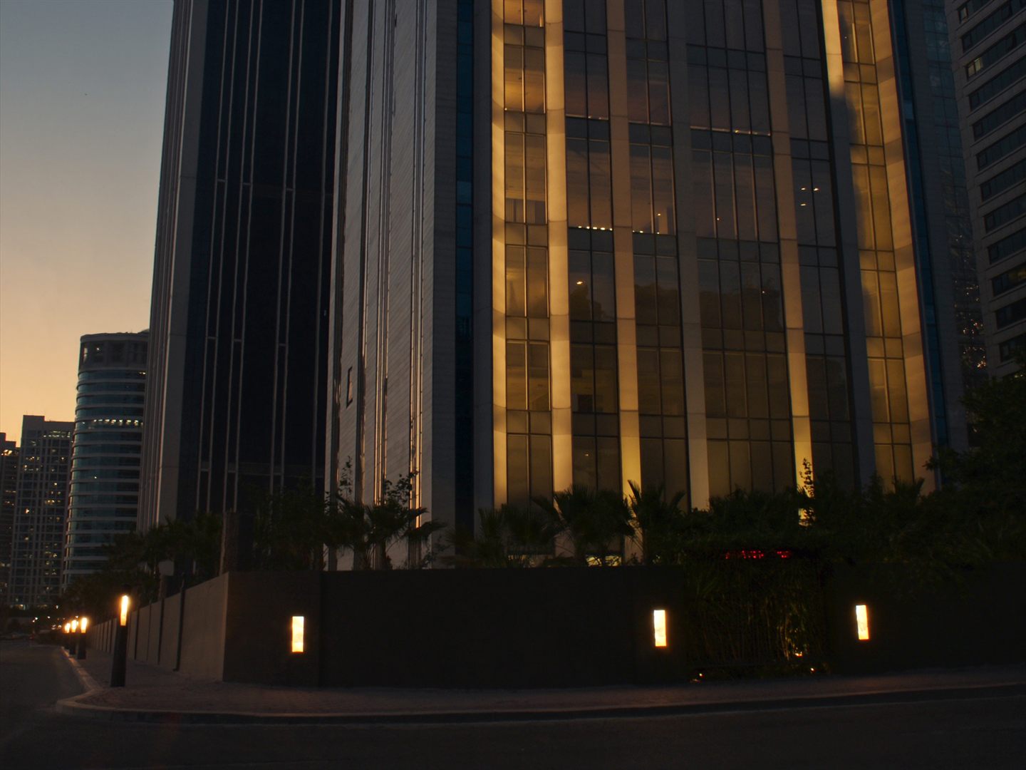 Modern business tower in Dubai